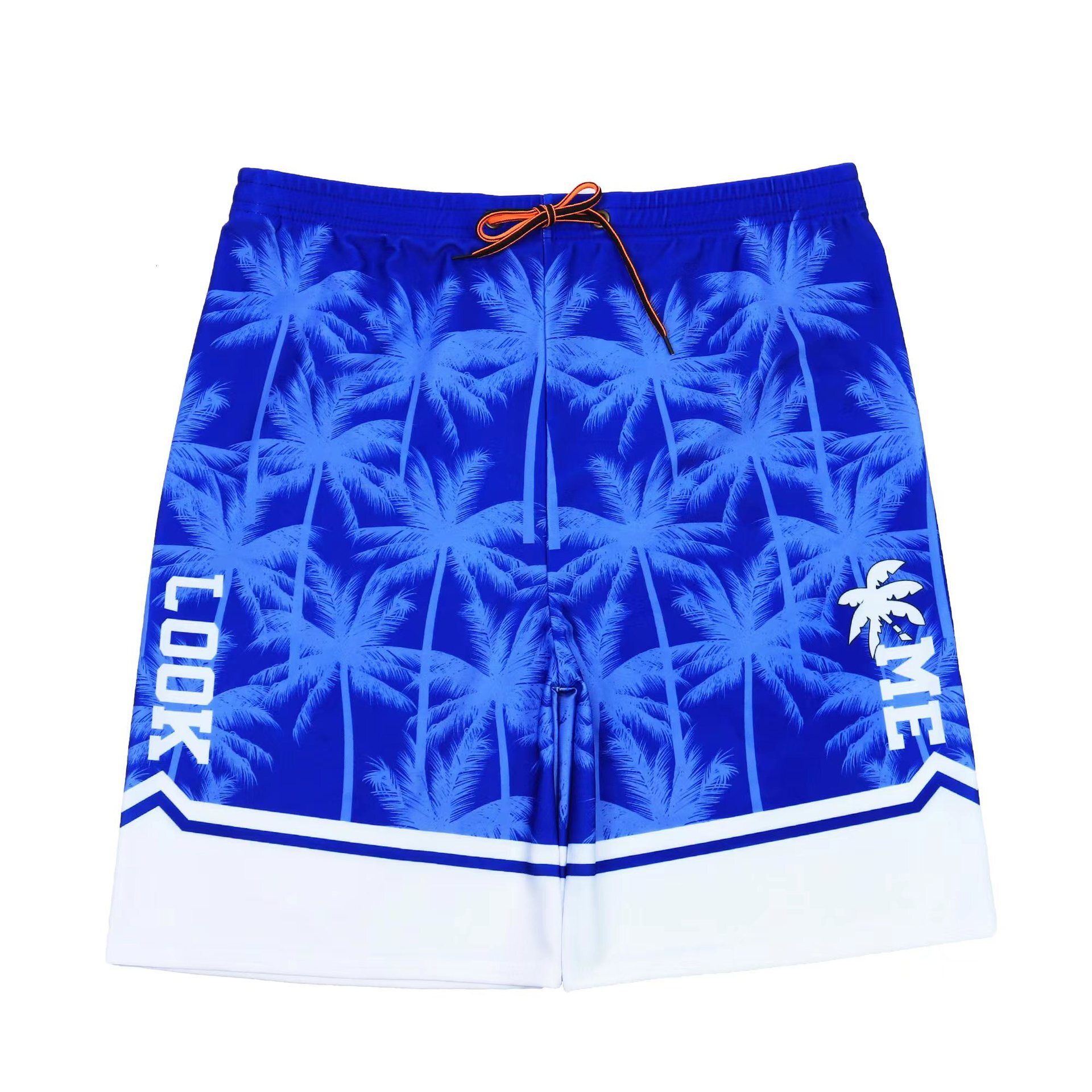 New Style Free Delivery Designer Bag 25 Year Summer New Men's Beach Swimming Pants Loose, Medium, Long, Elongated, Plus Size Printed Fashionable 
