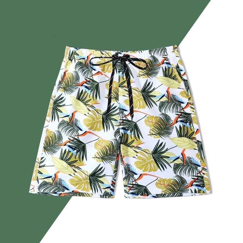 Style Free Delivery Designer Bag 2025 Beach Men To Soak In Hot Springs Quick Drying And Loose Fitting Oversized Men's 5-point Short Swimming Pant