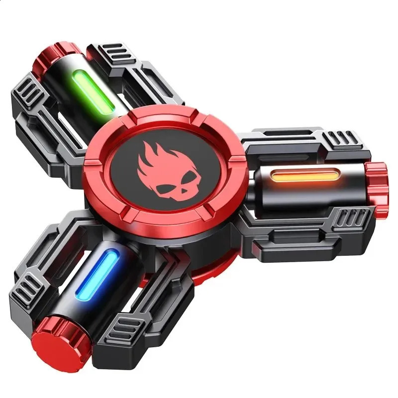 Fidget Toys Metal Hand Spinner Desk EDC Luminous Gyro scope Stress ADHD Relief Creative Toys for Men Adults Kids Antiestres 250328