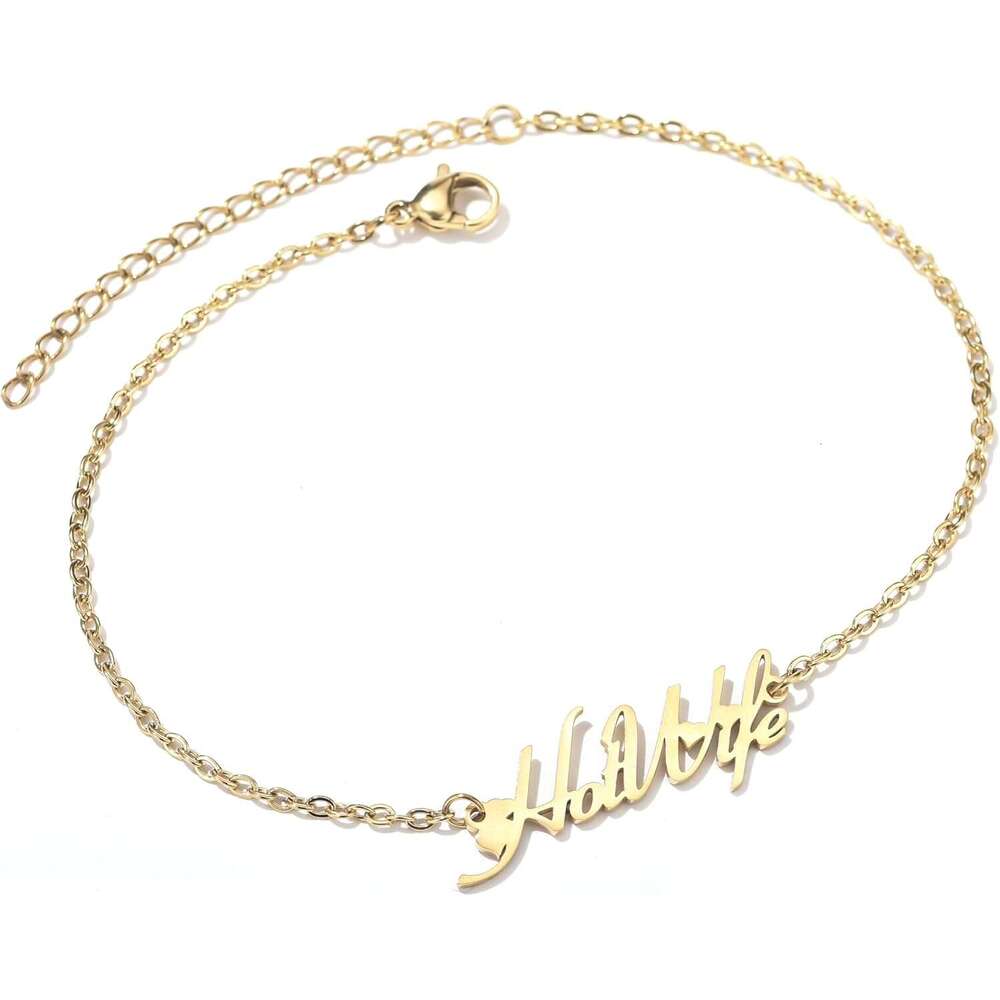 Ankle Bracelet, Hot Wife Anklet, HotWife Swinger Anklet with Hearts