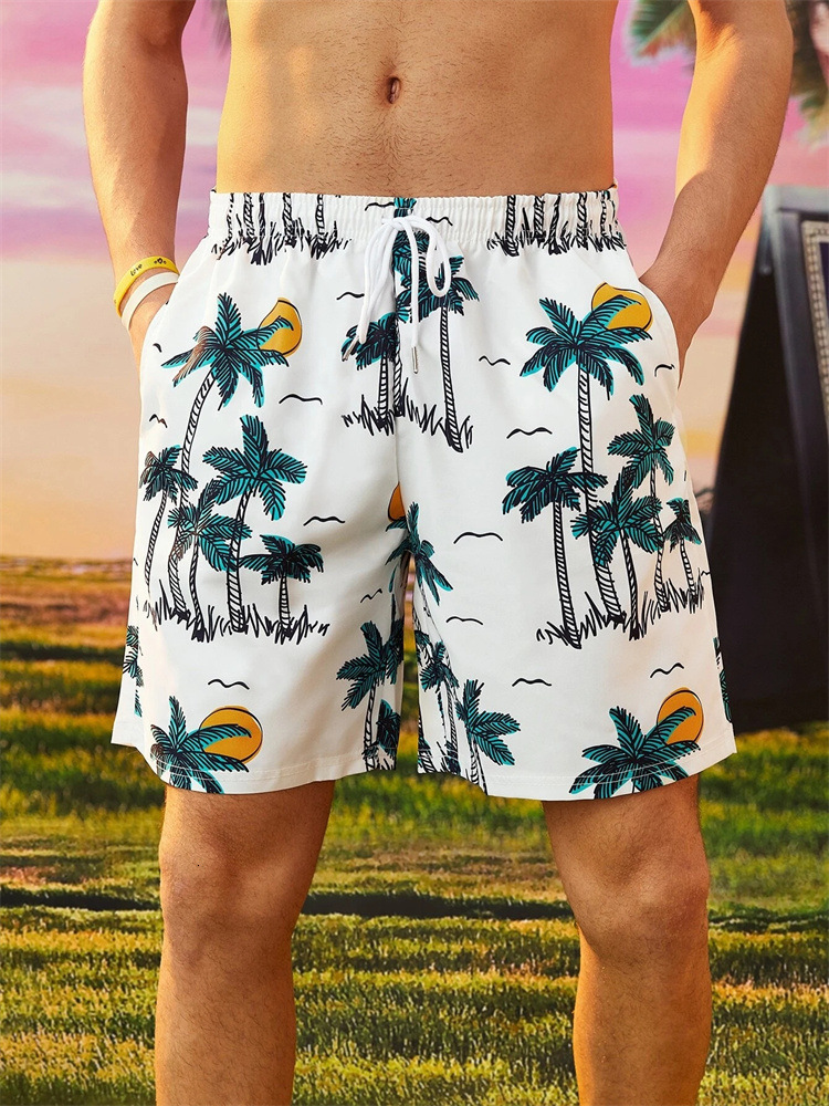 Designer 2025 Beach Swimming Pants Men's Five Point Anti Awkwardness Quick Drying Shorts Can Be Washed Into Water, Loose Fit For Soaking In Hot S