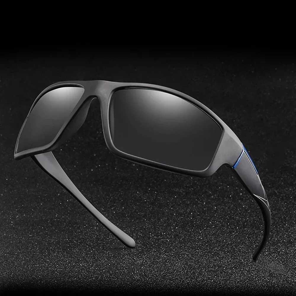 XaYbZc Men Photochromic Sunglasses Matte Black Sports Goggles Women Color Changing Polarized Driving 2025 Sun GlassesC250411