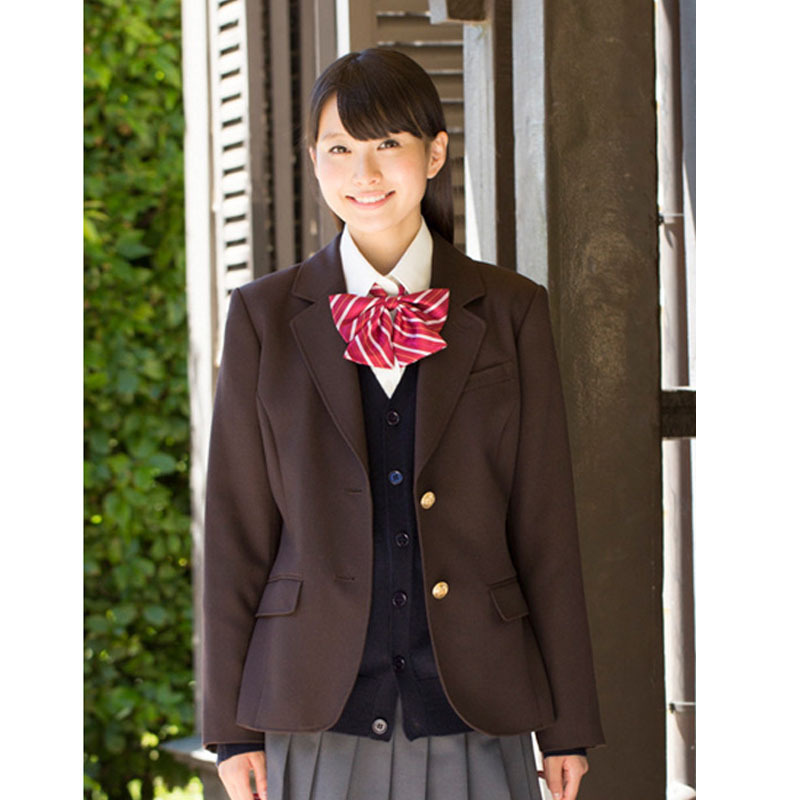 X329Stylish Ladies' Small Suit Jacket - Trendy British Campus Look for Spring & Fall