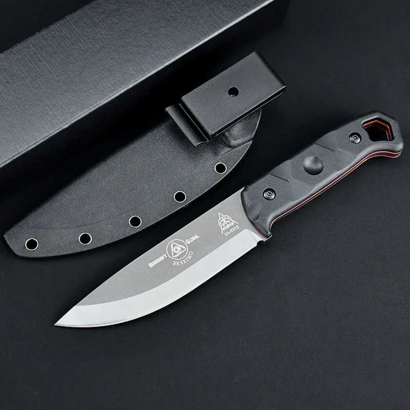 Outdoor multi-purpose military tactical knife EDC portable life knife camping survival knife sharp cutting knife Y250329