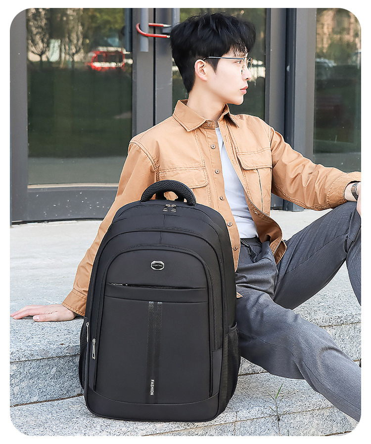 New backpack men's large capacity multi-layer commuter computer backpack Student backpack travel backpack 2025s hot