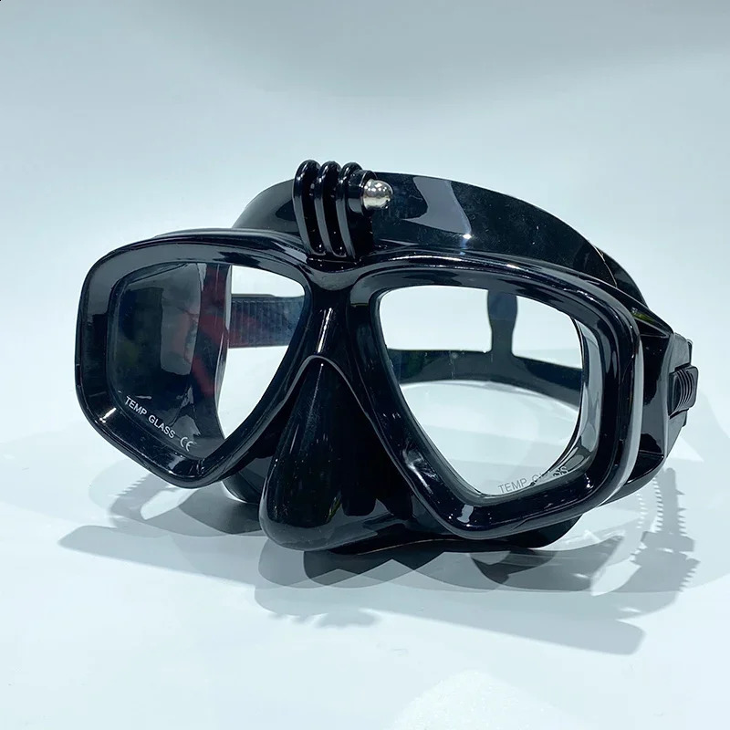 Professional underwater diving mask scuba goggles suitable for small sports camera fully dry 250321