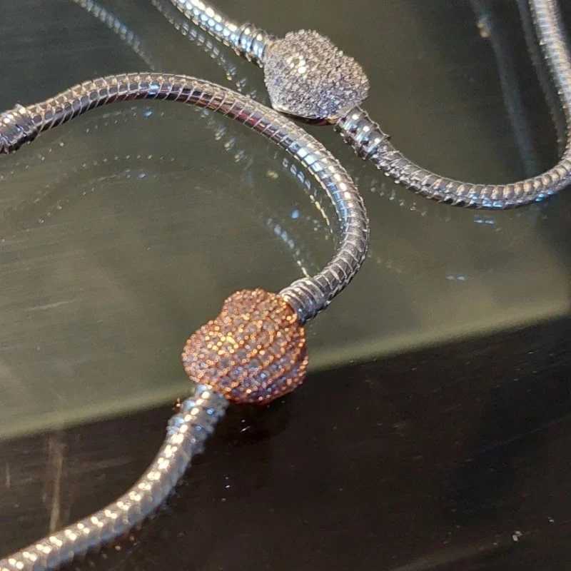 Hot Selling High Quality Authentic 925 Sterling Silver Snake Chain Bracelets Brand Charm Pandor bracelet For Women Jewelry Z250329