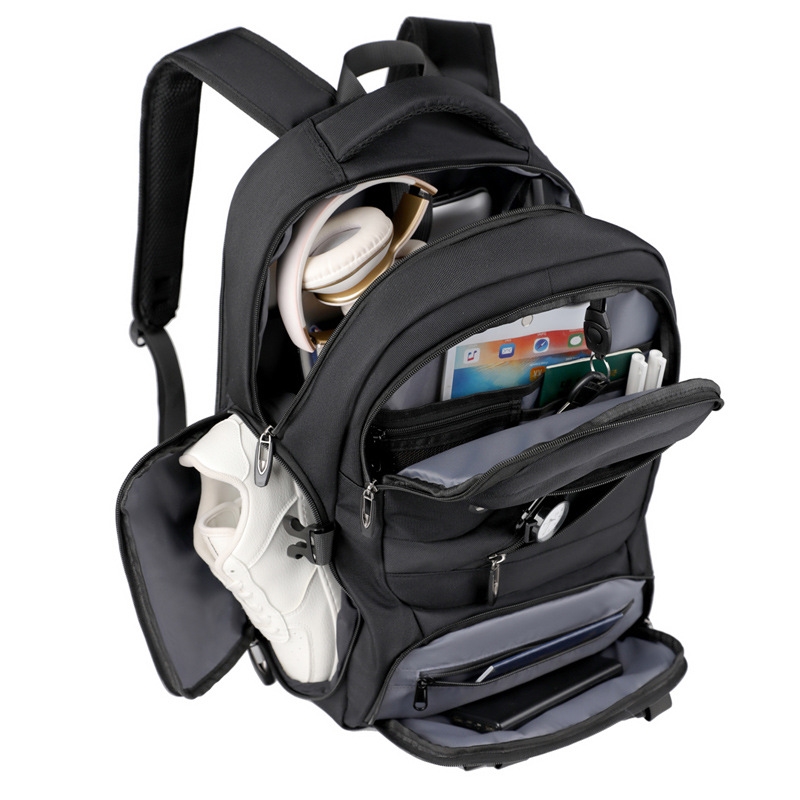Expansion backpack male outdoor sports travel backpack multi-functional independent shoe warehouse travel luggage backpack