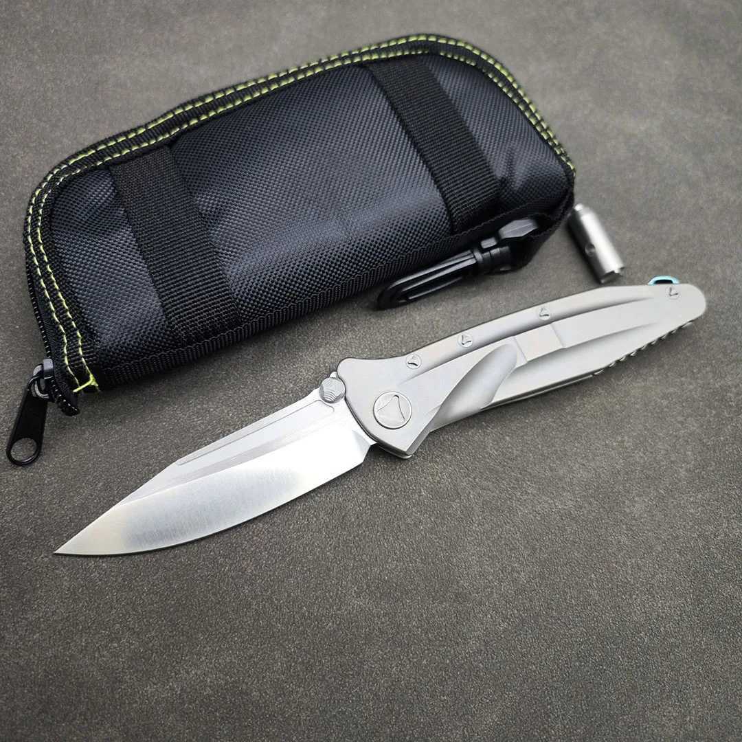 Mit socom Folding Knife TC4 Titanium Outdoor Survival Camping Hunting Tactical Equipment Self Defense Pocket EDC Durable Knife Y250329