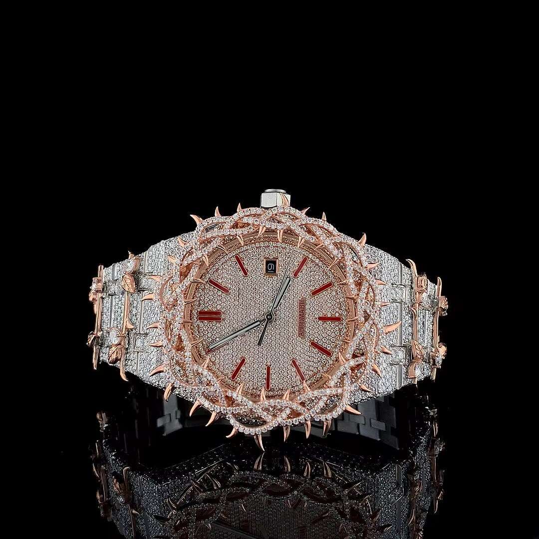 Antique limited edition VVS1 silica watch with unique fully chilled design