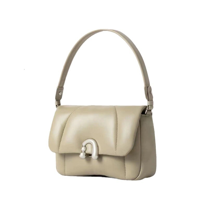 2025S New Model Amazingsong Steamed Rolls Bag New Sheepskin Texture Fashion Commuter One Shoulder Handheld Armpit Messenger Bag