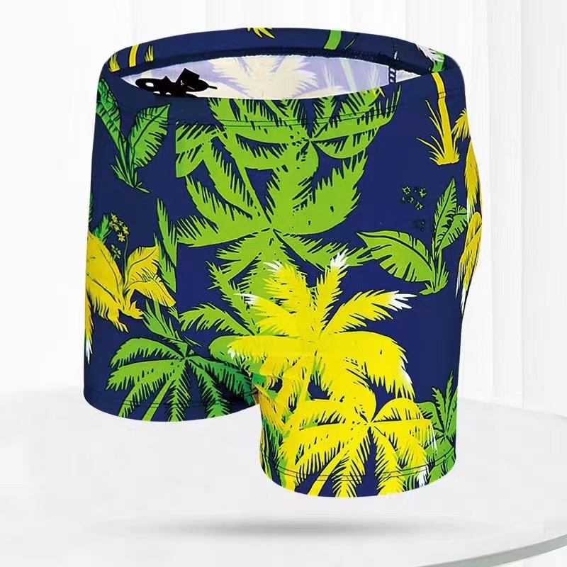 Brand High Quality New Style Free Delivery Designer Bag Printed flat corner comfortable and fashionable, quick drying hot spring beach swimsuits, men&