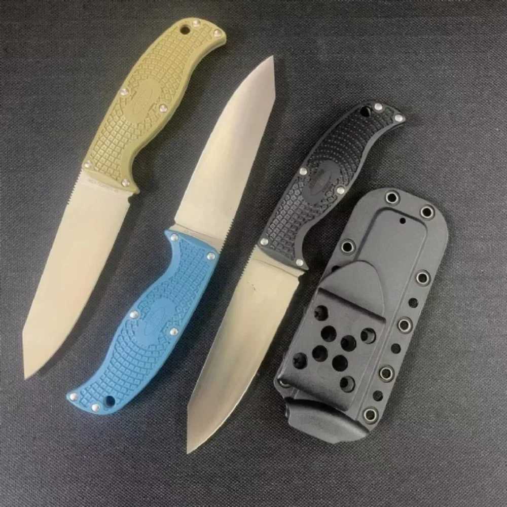 FB31 meat cutting fixed blade K390 blade nylon fiberglass handle high hardness fruit knife portable sharp chef knife Y250329