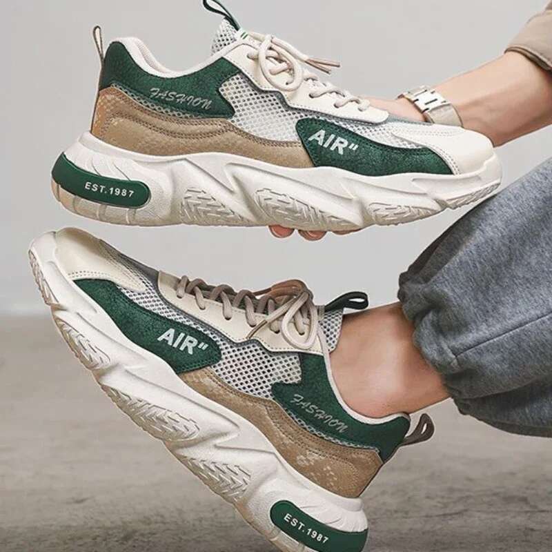 Designer Shoes Men's Casual Sports Breathable Lightweight Sports Shoes Summer Outdoor Tennis Running Shoes Walking Shoes Men's Vulcanized Bo