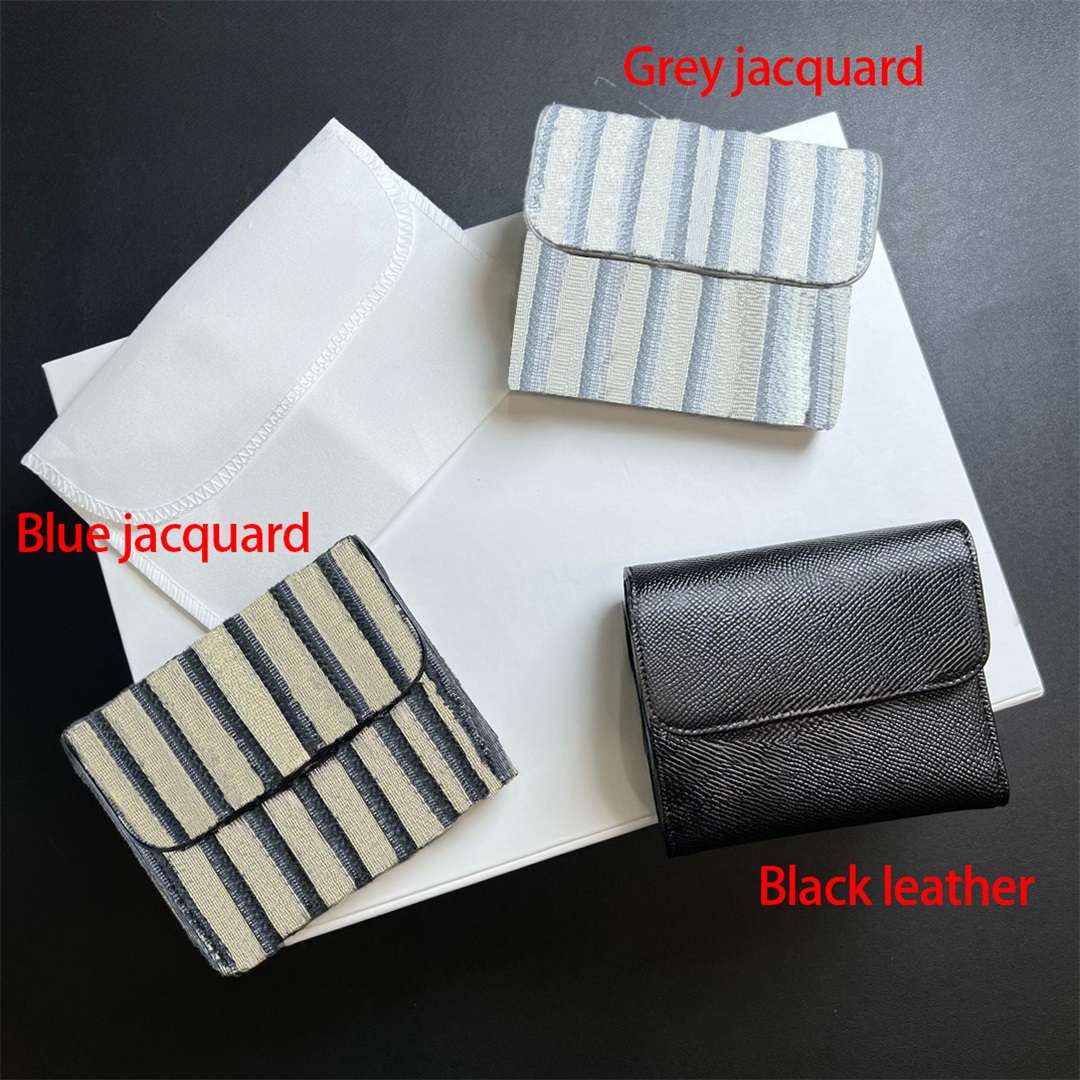Fashion Womens Mini Zippy Wallet Coin Purse Bag Belt Charm Key Pouch credit card holder bags fashion color Short wallet chains bag purse with box