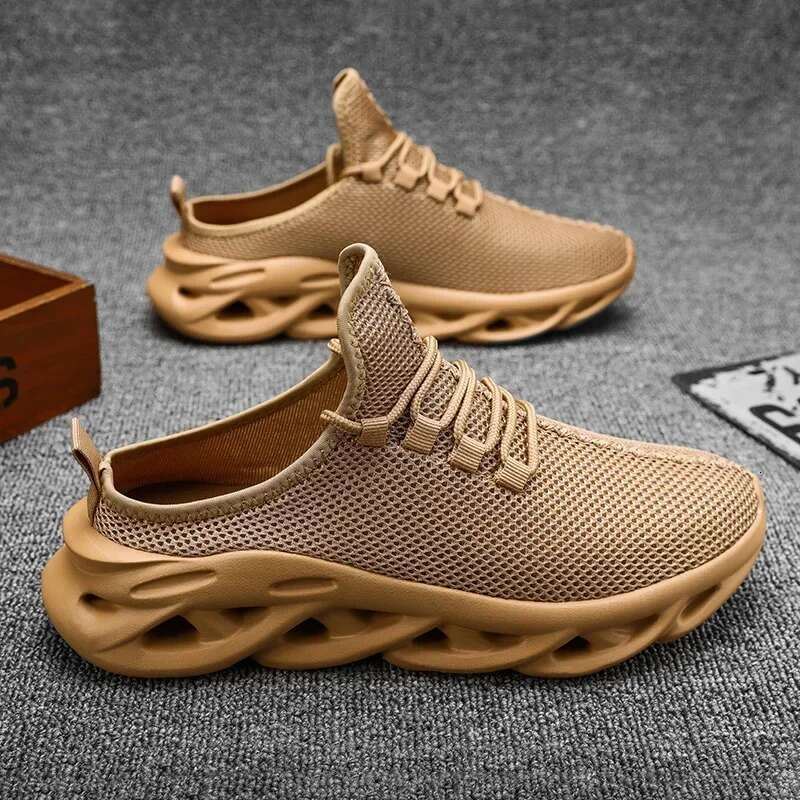 Designer Shoes Men's High Quality Lightweight Anti Slip Breathable Running Shoes Comfortable Fashionable Breathable Mesh Men's Sports Shoes