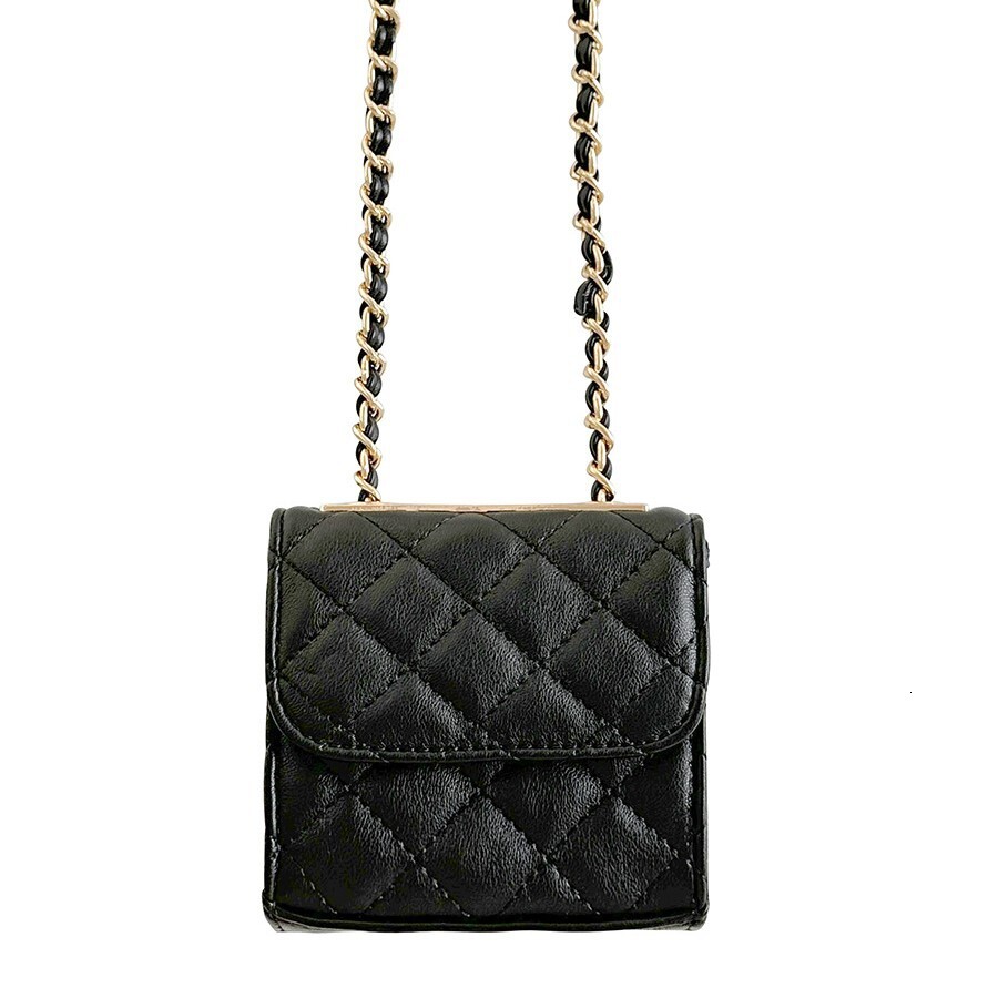Mini Canvas Denim Bag Designer Ringer Clamshell Crossbody Bag Small Square Bag Fashion Chain Women's Bag