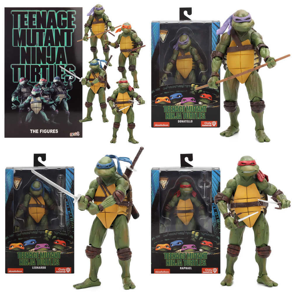 Action Toy Figures TMNT Action Figure Film Edition Movable Movies Model Turtle Anime Kids For Toy Doll Gift R250329 F2E3