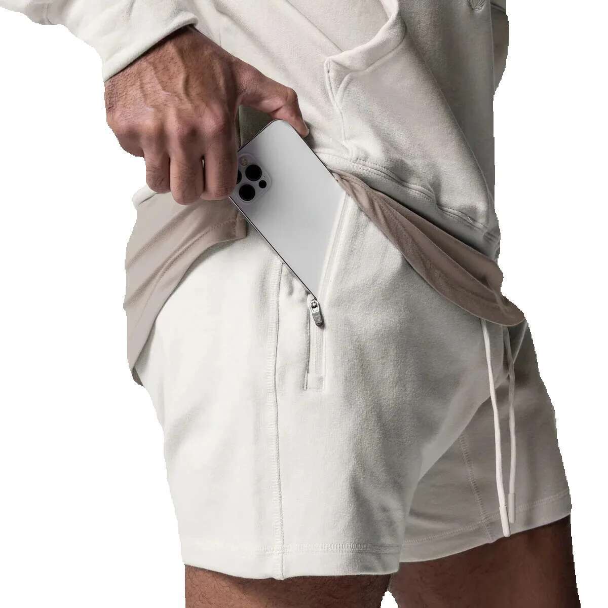Summer new embroidered Fiess gym running cotton men's sportswear training brand sports shorts