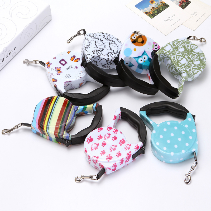 5M Pets Cats Puppy outdoors Automatic Retractable Dog Collars Walking Lead for Small and Medium Pet