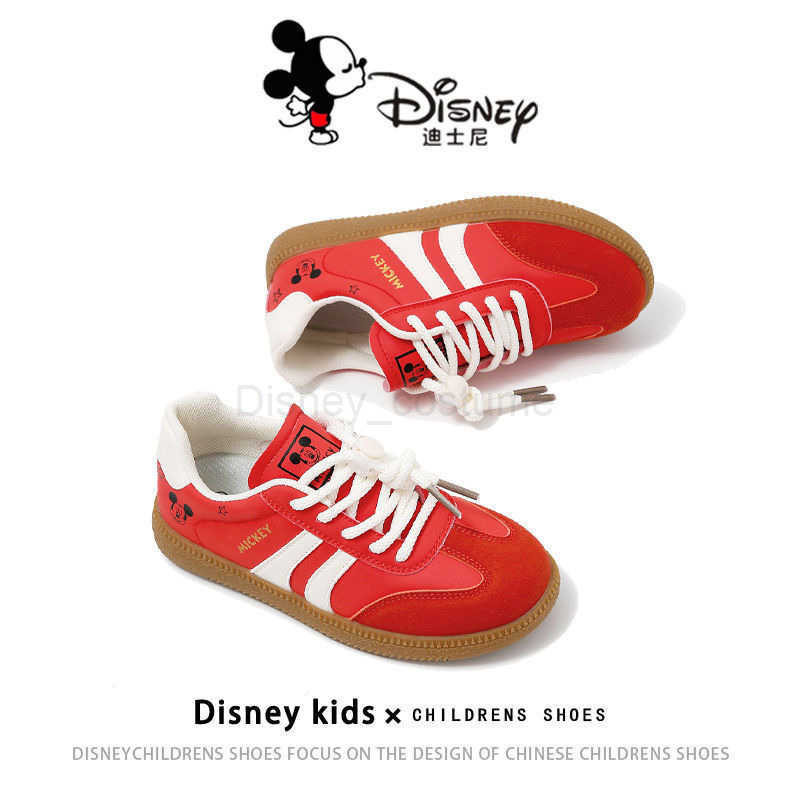 Disney Childrens Casual Board Shoes 2025 Spring New Boys Training Shoes Lightweight Soft soled Anti slip Girls Shoes X250317