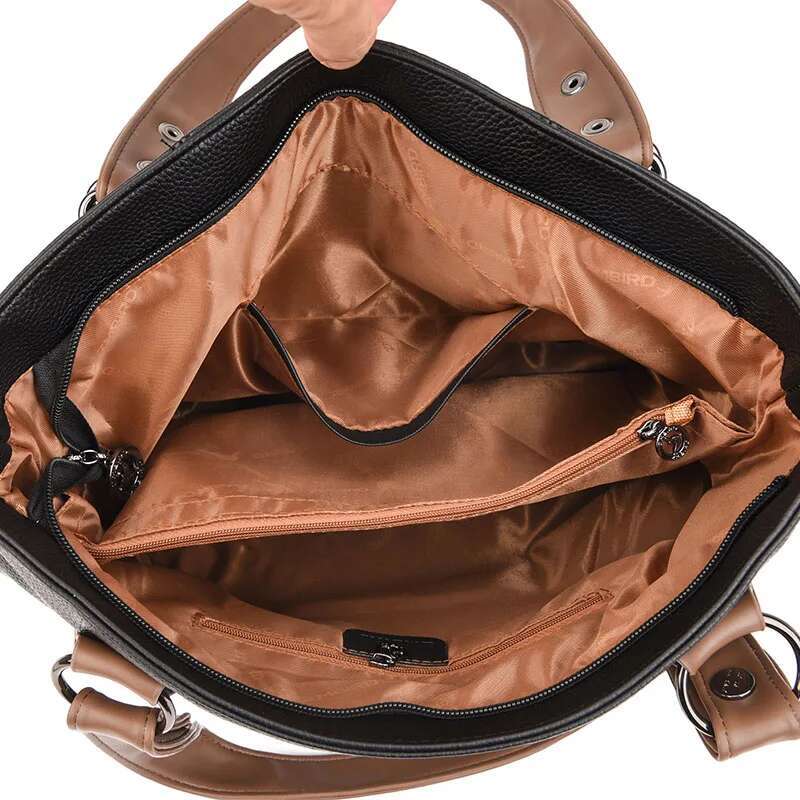Large Capacity High Quality Designer Soft Leather Ladies Shoulder Crossbody Bags For Women Handbags
