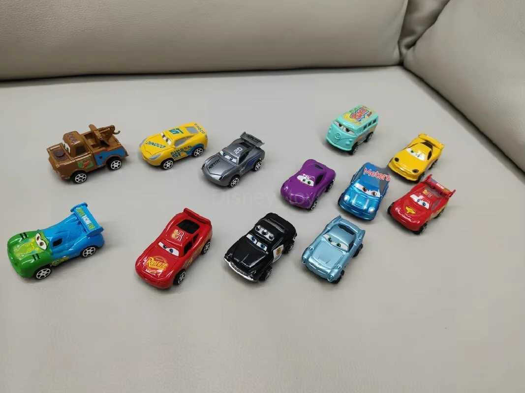 Disney Pixar Cars Back Force Lightning Mcqueen Jackson 6cm Storm Mater Model Car Accompanying Toys Kids Birthday Gifts Y240331