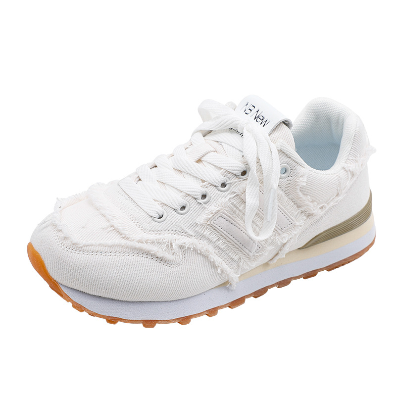 designer shoes new Retro brushed and distressed men's and women's couple running shoes damaged version canvas sports shoes