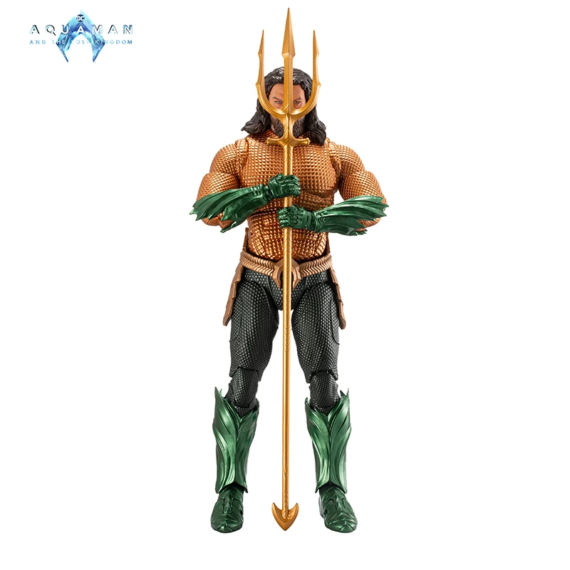 Action Figures Toy Fondjoy Toys Aquaman Model 1/9 Scale Action Figure Authentic DC Movie Aquaman Role Action Model Collectible Toy in Stock Boy Birthd