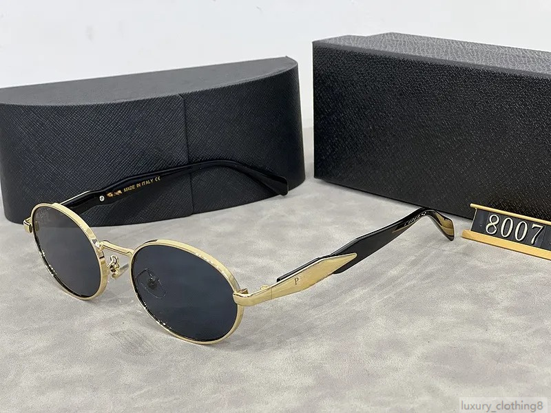 2025 kids luxury men metal oval sunglasses Z260305