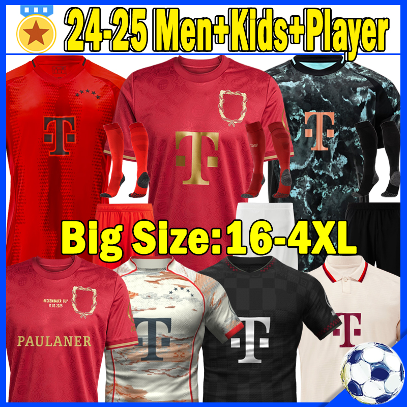 XXXL 4XL 24 25 KANE Soccer jerseys 125th Oktoberfest MUSIALA OLISE COMAN KIMMICH SANE MULLER GNABRY 2024 2025 kids Kit Player version goalkeeper NEUER Football shirt
