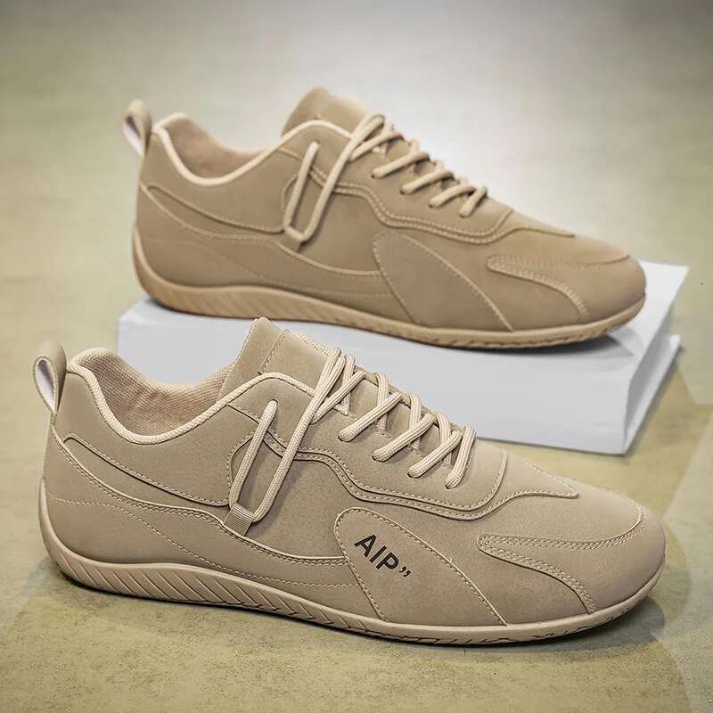 Designer Shoes 2025 Spring Sports Shoes Khaki Anti Slip Men's Lace Up Summer Walking Full Matching Outdoor Multifunctional Men's Casual Shoe