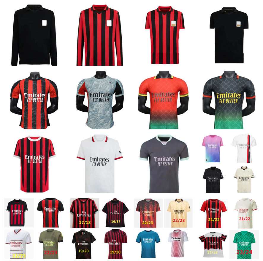 2025 2026 PULISIC RAFA LEAO MILAN Soccer Jerseys 16 17 18 19 20 21 22 23 24 25 26 125-Year Anniversary MAIGNAN THEO REIJNDERS GIMENEZ JOAO FELIX CHUKWUEZE Football Shirt