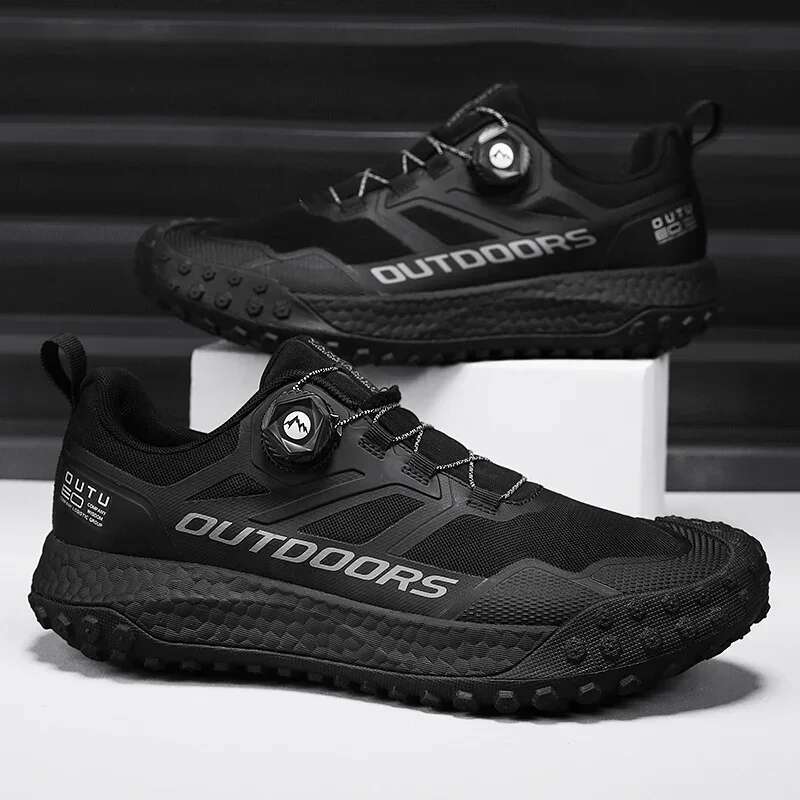 Light Luxury Designer Shoes New Brand Men's Strapless Training Shoes Waterproof Anti Slip Lightweight Wear-resistant Hiking Sports Shoes Men'