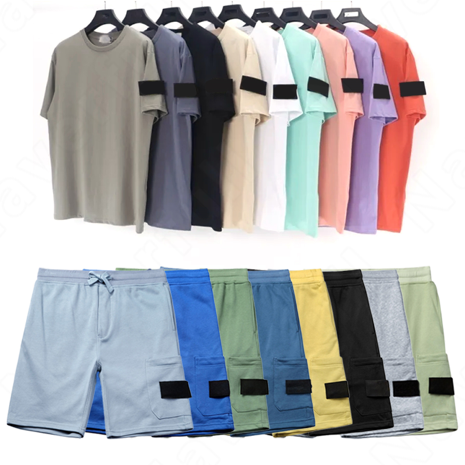 Stone Shirts Designer Mens stone badge island shirts Track Nylon Swim Shorts Loose Outdoor Street Man Jogging Shorts Fitness Sweatshirt S-XXXL