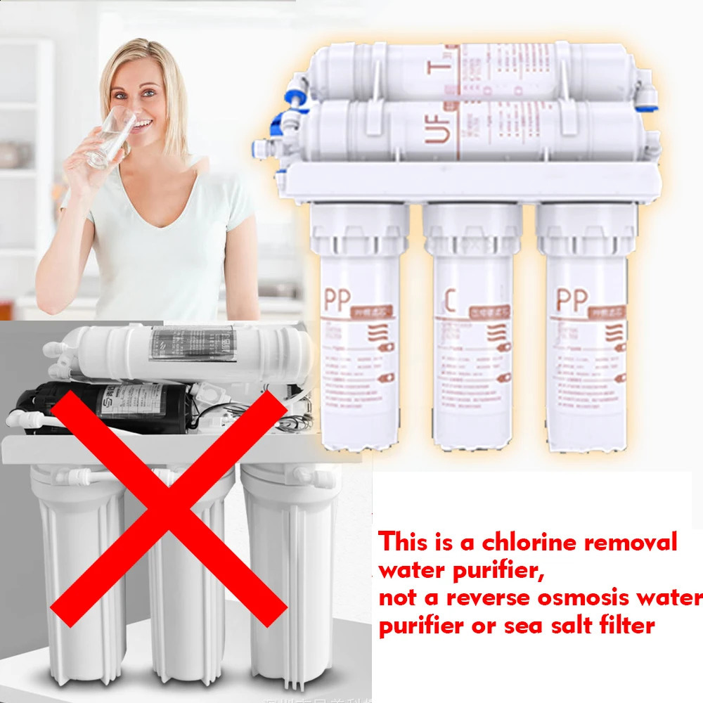 5 Stage Water Filter Household Drinking Kitchen Sink Ultrafiltration Purifier Water Filter System for Home Water Treatment Filte 250327