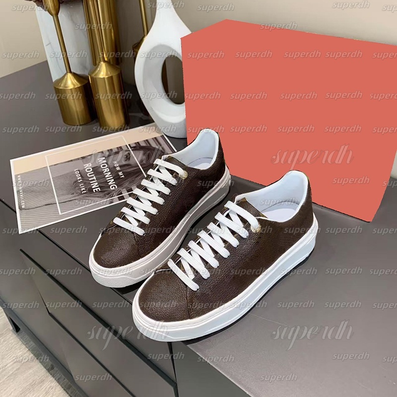 Top quality designer shoes Luxury classic printed sports shoes men and women outdoor running formal shoes size 35-42