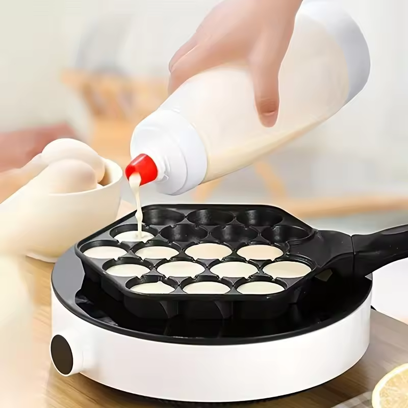 Hand Cranked Batter Mixing Bottle Pastry Dispenser Cream Mixing and Distribution Pot Muffin Mixing Bottle With Scale wll2559