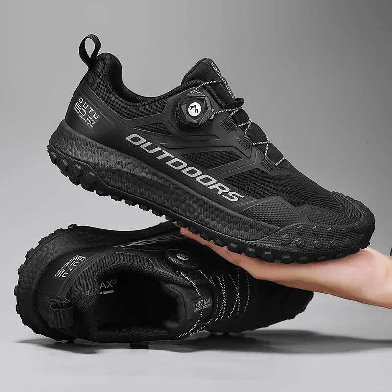 Light Luxury Designer Shoes New Brand Men's Strapless Training Shoes Waterproof Anti Slip Lightweight Wear-resistant Hiking Sports Shoes Men'
