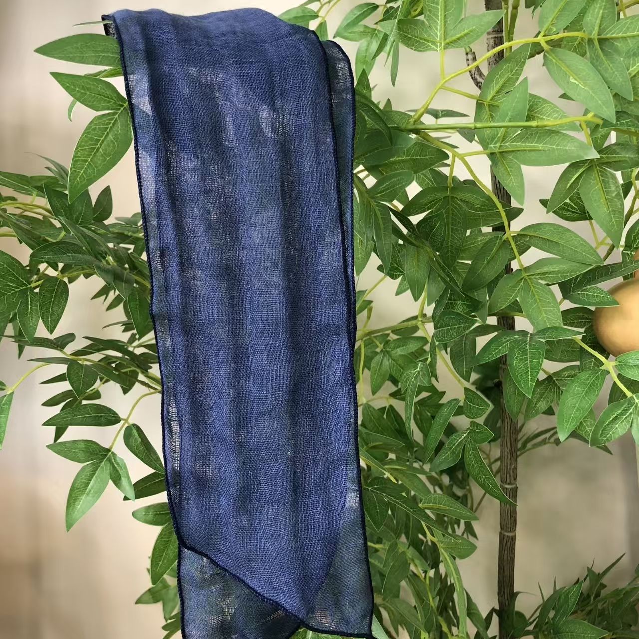 T381 spring and summer versatile linen scarf beach scarf travel gradient spring and autumn versatile thin ladies sun protection shawl scarf