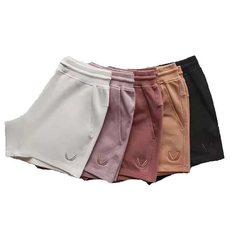 Summer new embroidered Fiess gym running cotton men's sportswear training brand sports shorts
