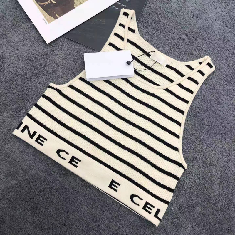 Fashion design womens tank top tops short t shirt sports vest sexy hip hop strapless solid stripe printed wide shoulder