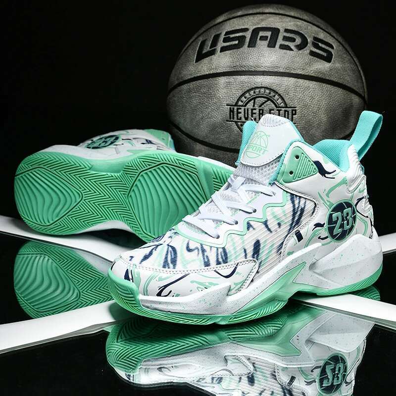 Designer's New Men's Basketball Mesh Breathable Anti Slip Sports Shoes For Teenagers Casual Sports Multifunctional Men's Shoes Basketba