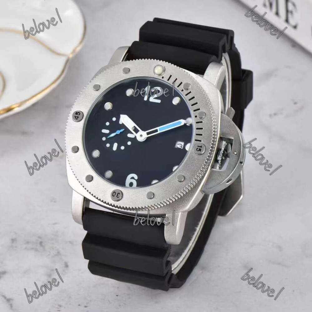 Designer paners watch Stainless steel Wrist Watches for Men 2025 New Mens Watches All Dial Work Quartz Watch Top Brand Men Fashion Black leather strap 10a watch