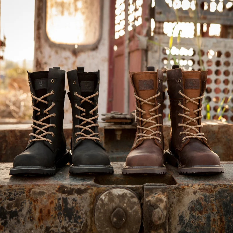 Mens waterproof hunting boots tactical desert combat ankle boots hiking shoes womens work leather walking shoes 250326