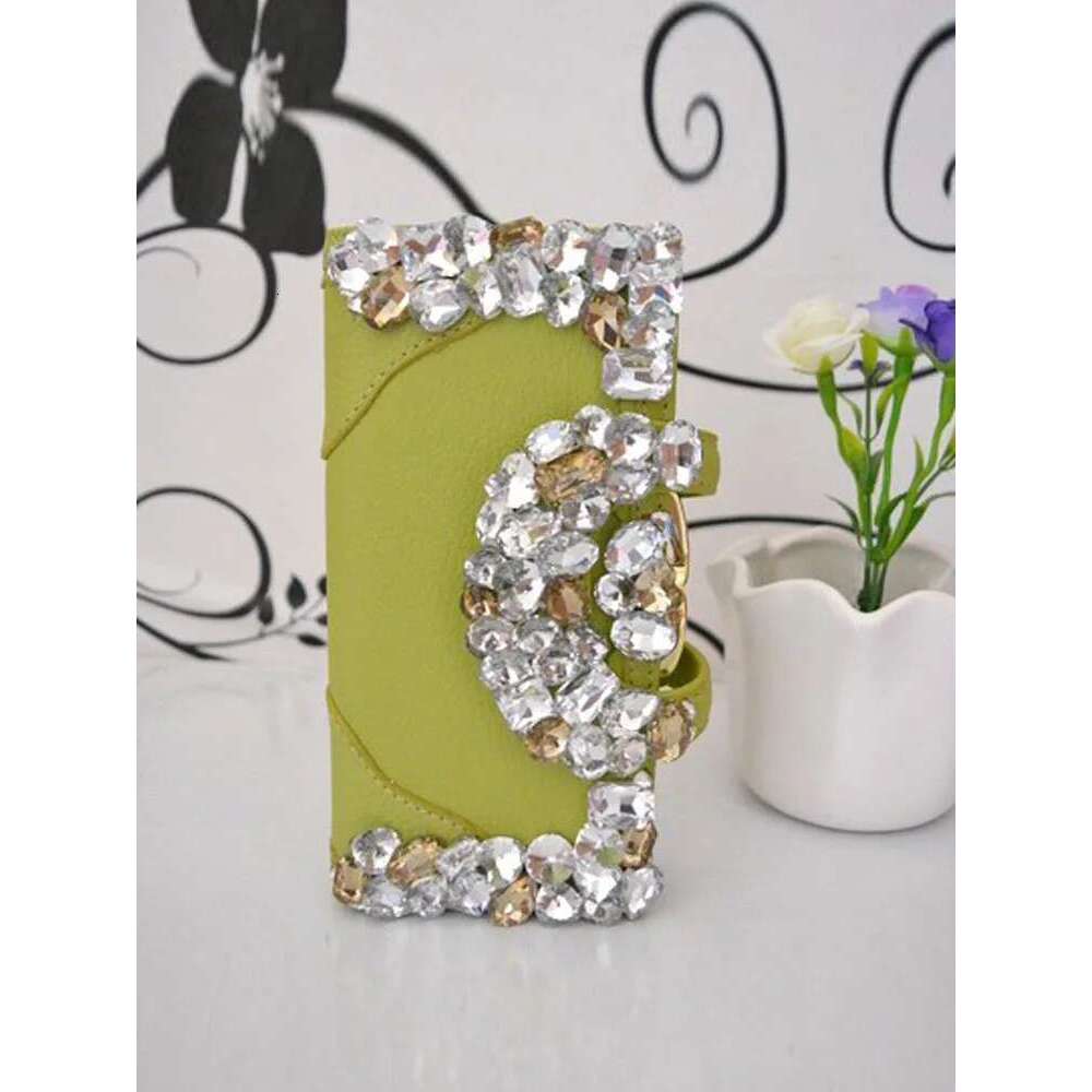 Women's Bags Fashion Women Shiny Dias Long Wallet Genuine Leather Purse Party Handbag Clutch Bag Female Crystal Hasp Card Holder Wallets
