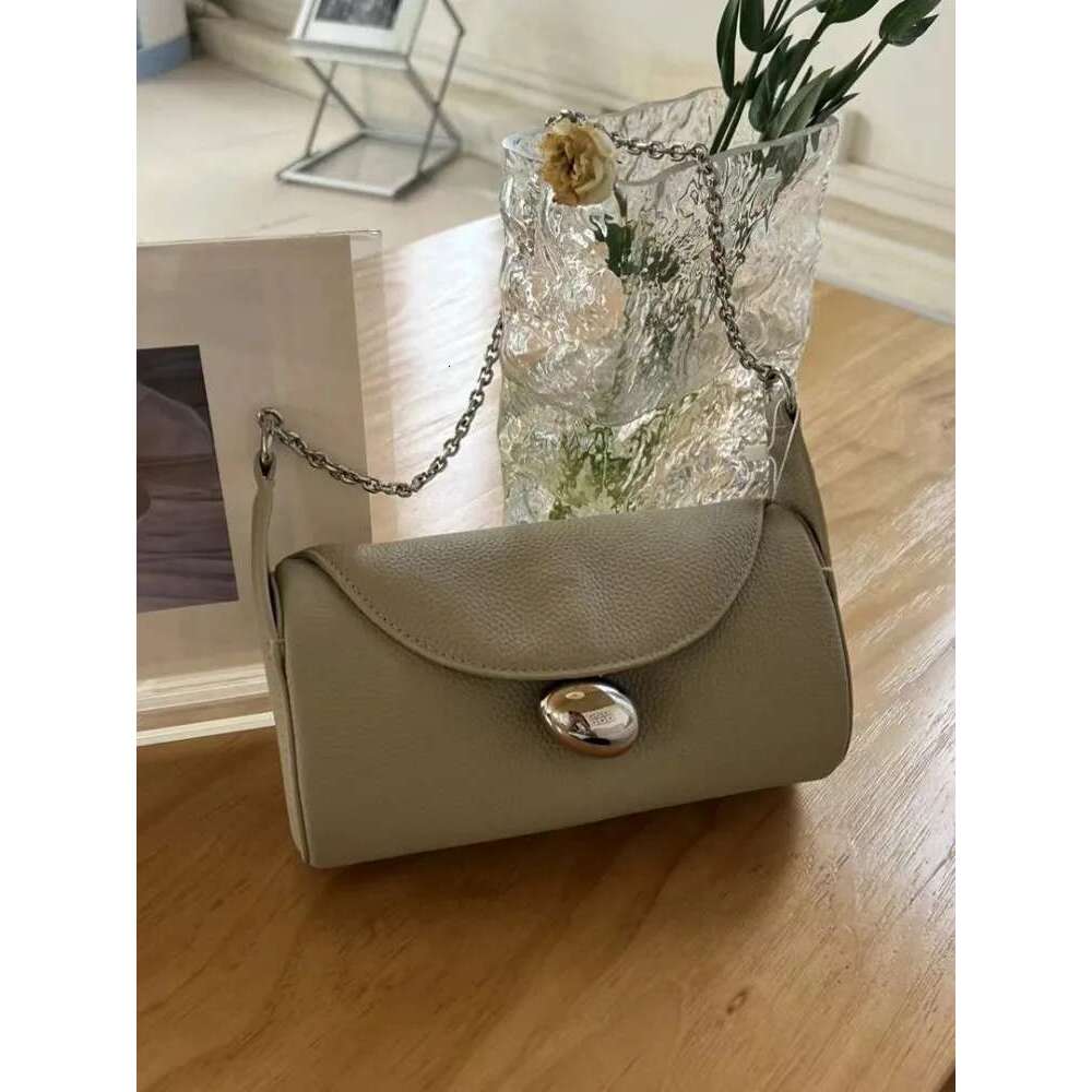 Women's Bags Women New Cowhide Genuine Leather Chain Shoulder Elegant Ladies Party Flap Underarm Bags Designer Small Pouch Crossbody Bag