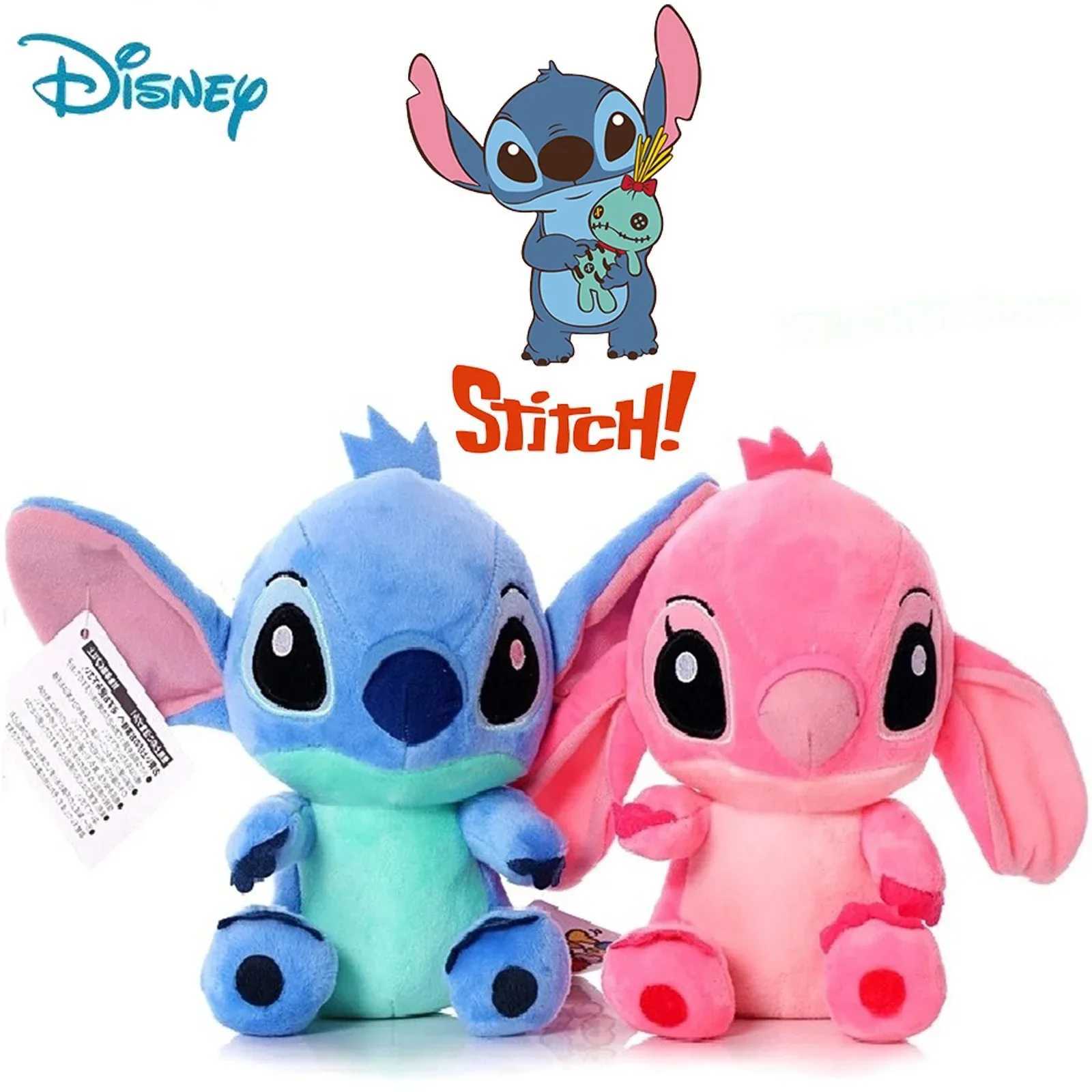 Disney 20cm Plush Anime Soft Stuffed Doll Stitch Plush Cute Stuffed Toys Movie Peripherals Soft Ornaments Gifts Z250314
