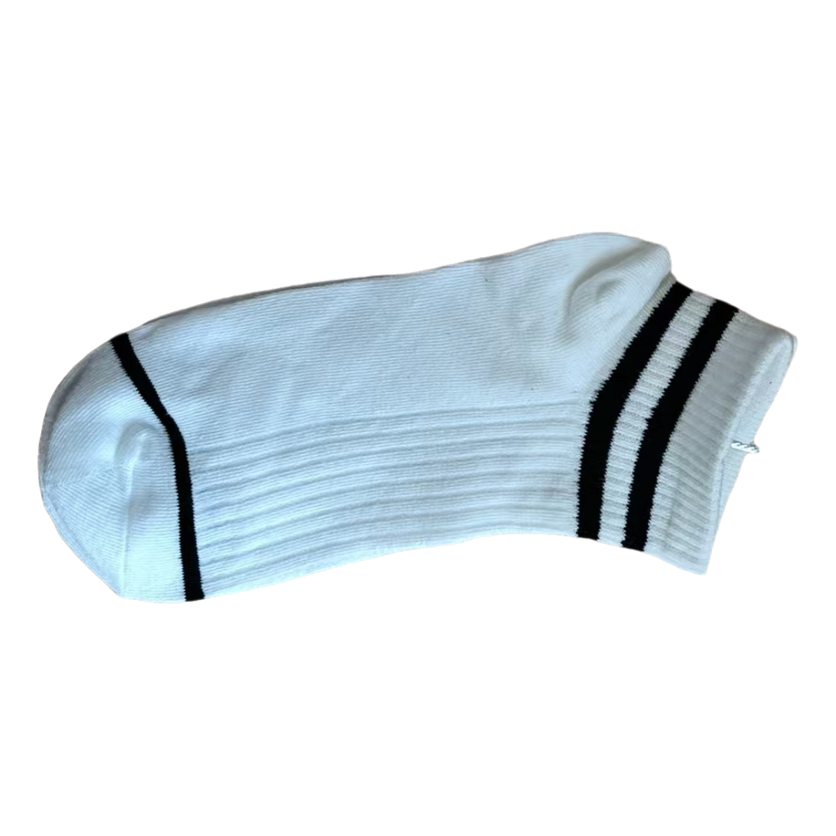 Colorful two-bar cotton socks are made of soft and comfortable cotton material suitable for women's summer wear A pack of 5 pairs wholesalers