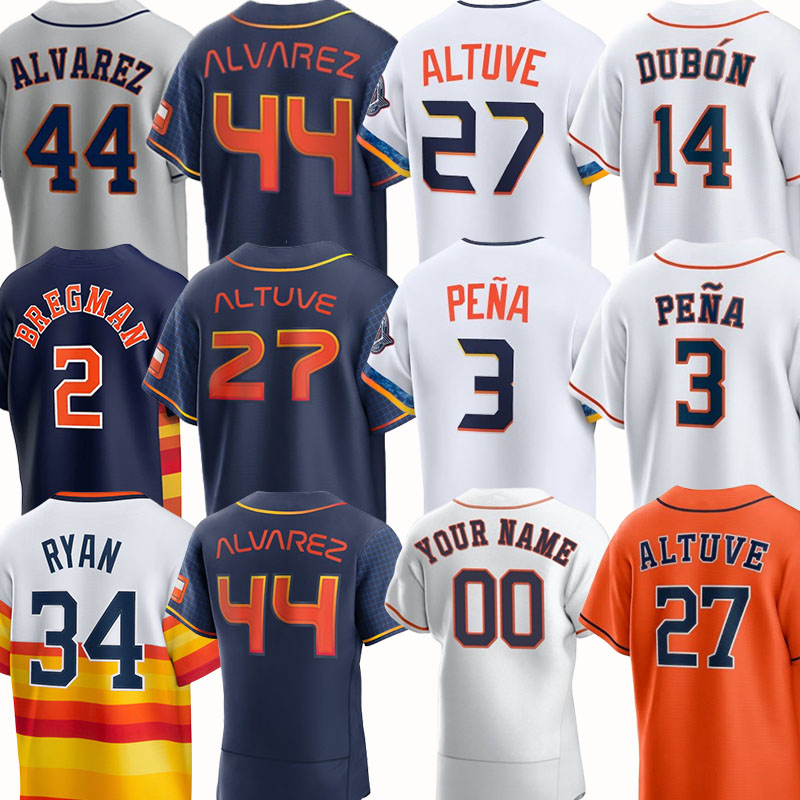2025 City Connect Baseball Jerseys Jeremy Pena 27 Jose Altuve 44 Yordan Alvarez 20 Chas McCormick 30 Kyle Tucker 14 Mauricio Dubon 6 Jake Meyers Men Women Kids Jersey